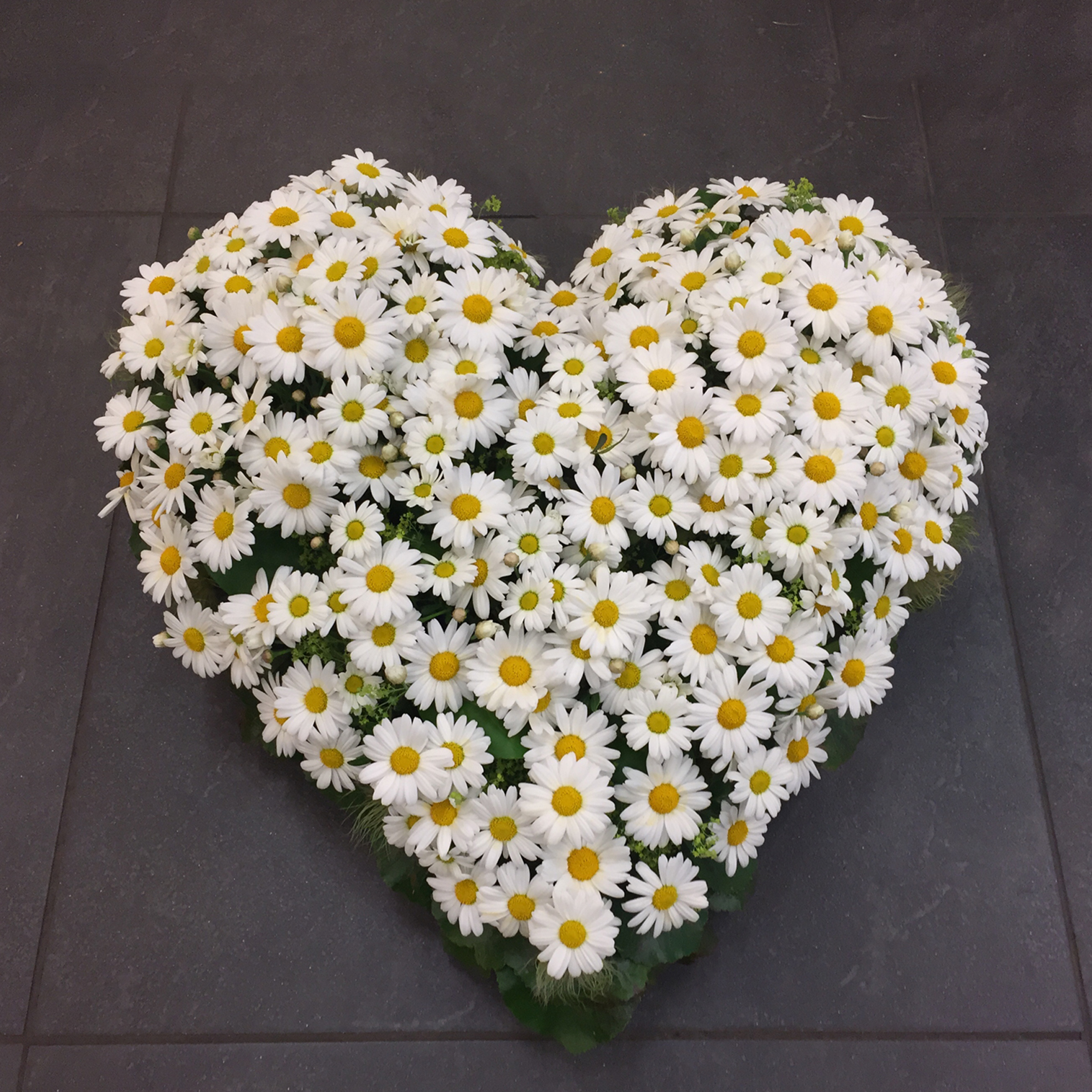 Herz mit Margeriten